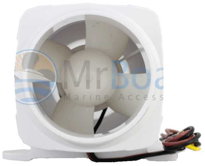 3" Hose Boat Bilge Air InLine Blower UV Stabilised 130CFM 12 Volt Island